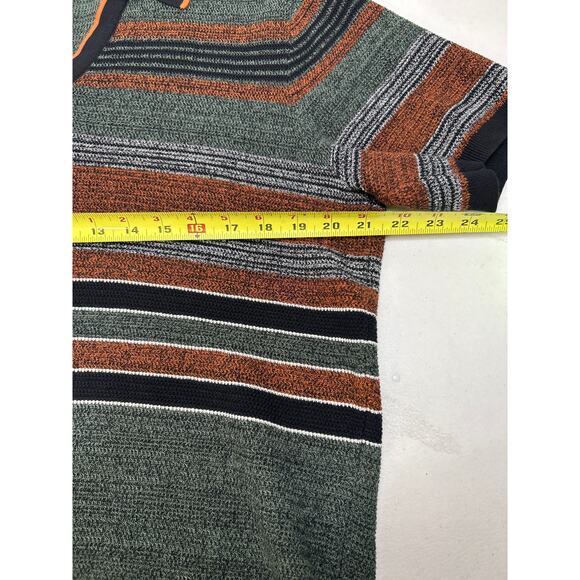Scotch & Soda Structure Knitted Striped Polo in men’s size L - Picture 6 of 9
